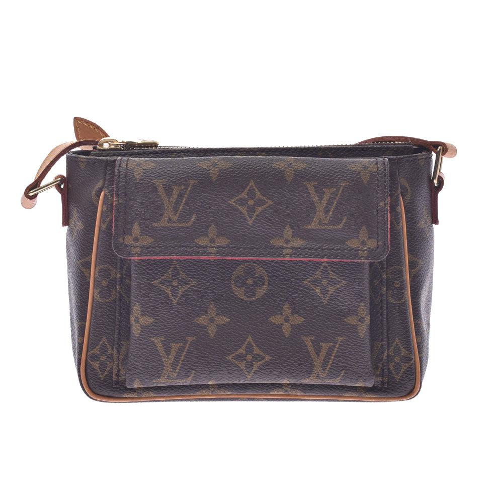 LOUIS VUITTON ルイヴィトン モノグラム ヴィバシテPM ブラウン M51165 レディース モノグラムキャンバス ショルダーバッグ Aランク 中古 