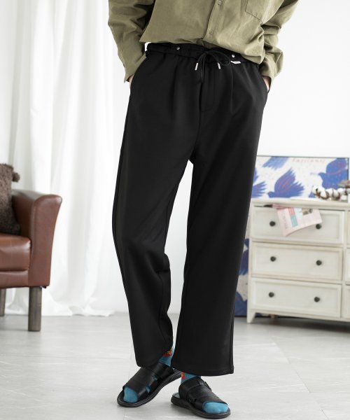 aimoha men SLIM STRAIGHT SLACKS スリムストレートスラックス