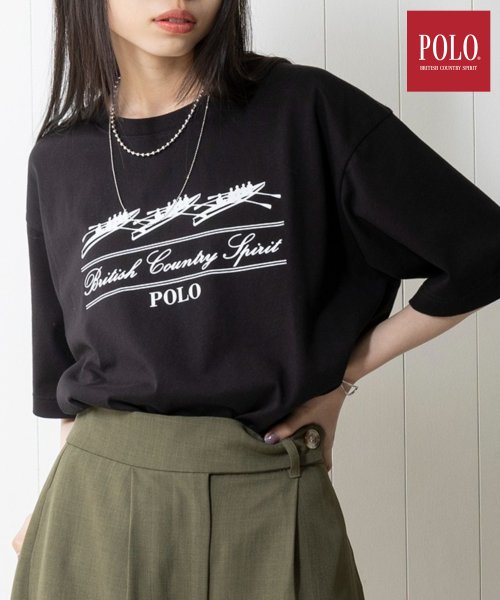 ◎SETUP7別注商品◎【POLO BCS / ポロ ビーシーエス】Boat oversize print Tee プリントT Tシャツ ユニセックス 半袖