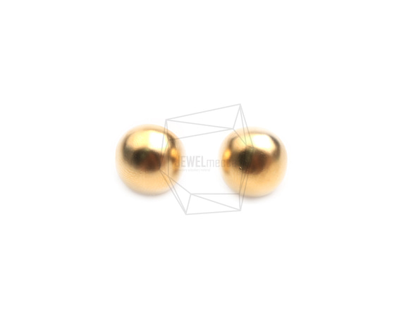 ERG-2452-MG【2個入り】ボールピアス /Ball Post Earring/12.5mm X 13.5mm