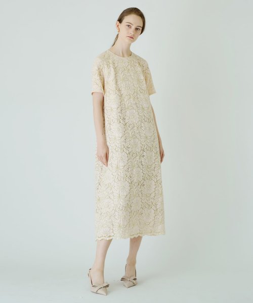 【セレモニー】ストレッチワンピース【THE NEW】【Leilian WHITE LABEL】