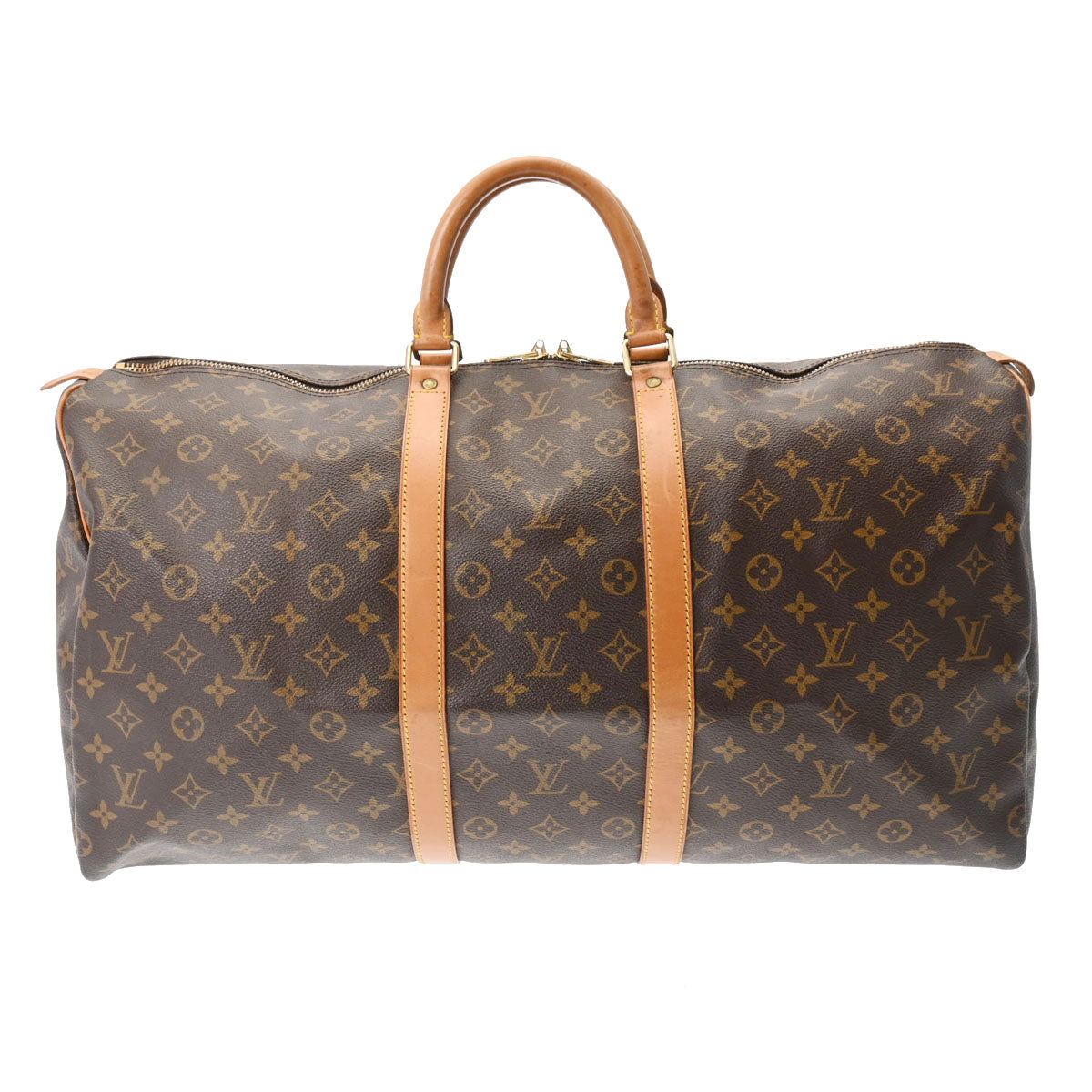 LOUIS VUITTON ルイヴィトン モノグラム キーポル 55 ブラウン M41424 ユニセックス モノグラムキャンバス ボストンバッグ Bランク 中古 