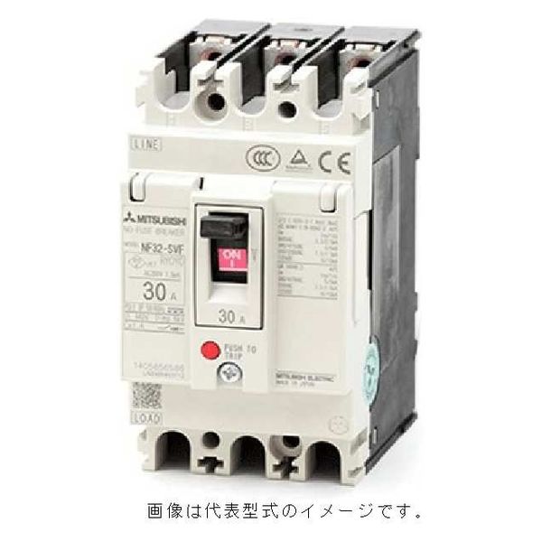 三菱電機 漏電遮断器 NV32-SVF 3P 15A 100-440V 30MA 1個（直送品）