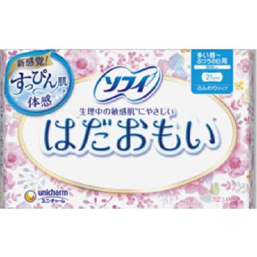 ユニ・チャーム ソフィはだおもい ふつうの日用 羽なし 32枚