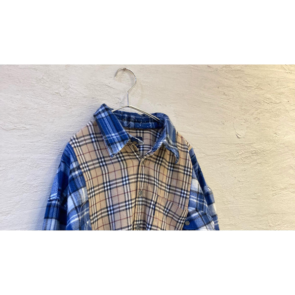 remake brand check shirt docking チェックシャツ ノバチェック ドッキング