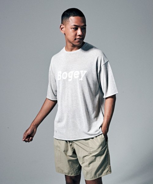 HIGH GAUGE”BOGEY” KNIT T－SHIRT/ハイゲージ”ボギー”ニットTシャツ【アウトレット】