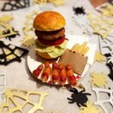 ハロウィンバーガーセット