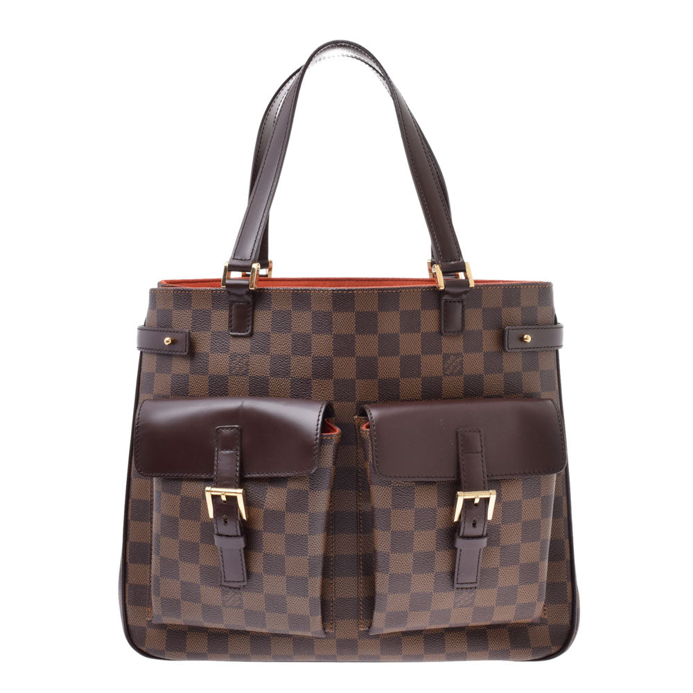 LOUIS VUITTON ルイヴィトン ダミエ ユゼス ブラウン N51128 ユニセックス ダミエキャンバス トートバッグ ABランク 中古 