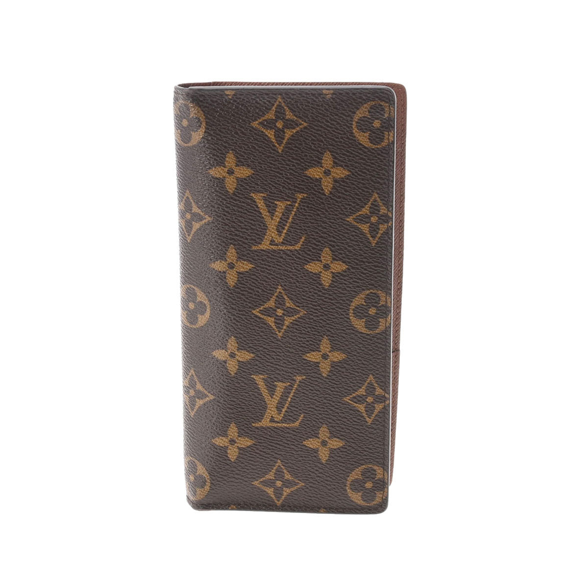 LOUIS VUITTON ルイヴィトン モノグラム ポルトフォイユ ブラザ  ブラウン M66540 ユニセックス モノグラムキャンバス 長財布 Bランク 中古 