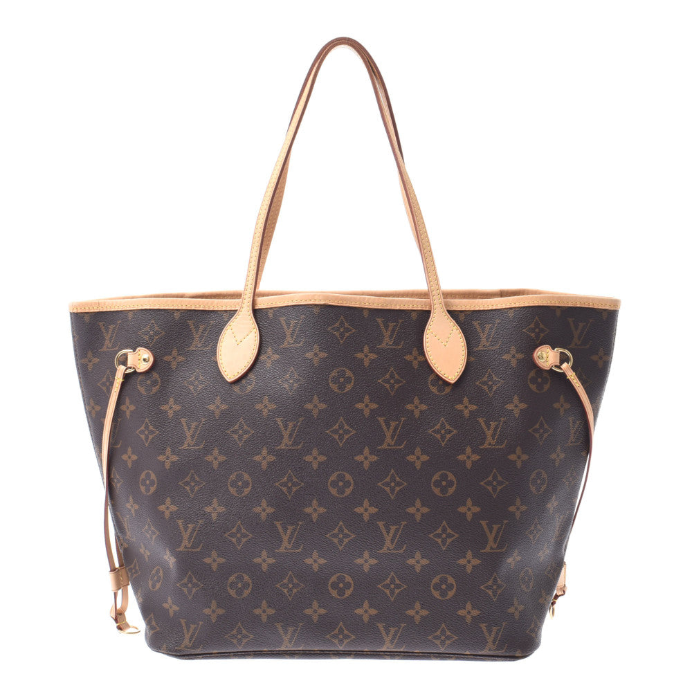 LOUIS VUITTON ルイヴィトン モノグラム ネヴァーフル MM ブラウン M40156 ユニセックス モノグラムキャンバス トートバッグ Bランク 中古 