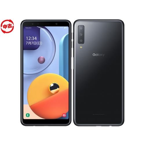 【中古】Samsung Galaxy A7 SM-A750C SIMフリー ブラック ブラック