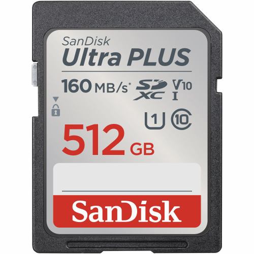 SanDisk SDSDUWL-512G-JN3IN サンディスクウルトラプラスSDXC UHS-Iカード512GB SanDisk Ultra PLUS 512GB