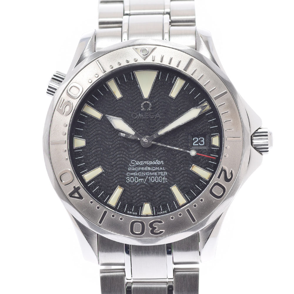 OMEGA オメガ シーマスタープロフェッショナル 2230.50 メンズ SS 腕時計 自動巻き 黒文字盤 ABランク 中古 