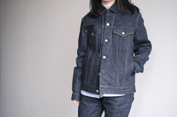 HANDROOM デニムジャケット INDIGO｜unisex3サイズ