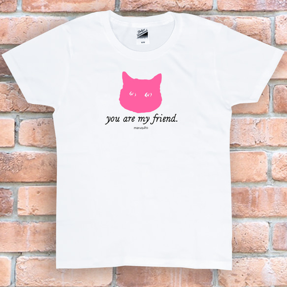 tシャツ　Tシャツ　プレゼント　ロゴTシャツ　Tシャツ　おしゃれTシャツ　猫　ネコ　ねこ　白ティー　シンプルTシャツ