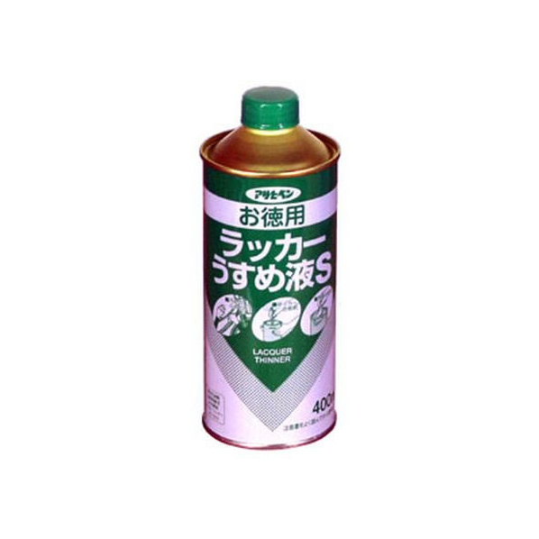 アサヒペン お徳用ラッカーうすめ液S 400ml FC974NR