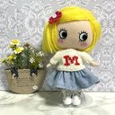 イニシャルセーター「Ｍ」イーマリーちゃん用