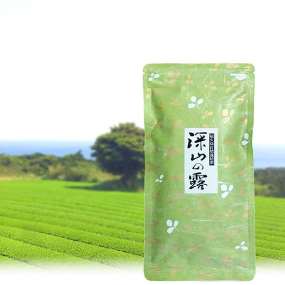 【2024新茶】＜私たちが作った上煎茶＞ 屋久島「深山の露」100g 無農薬/無化学肥料