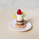 1/6サイズミニチュアフード　デリシャスケーキいちご