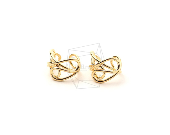 ERG-1763-G【2個入り】ラウンドイヤーカフ/Round Earcuffs Earrings