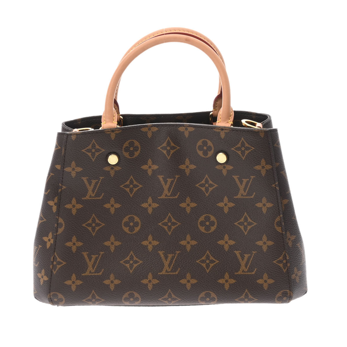 LOUIS VUITTON ルイヴィトン モノグラム モンテーニュ BB 2WAY ブラウン M41055 レディース モノグラムキャンバス ハンドバッグ Aランク 中古 