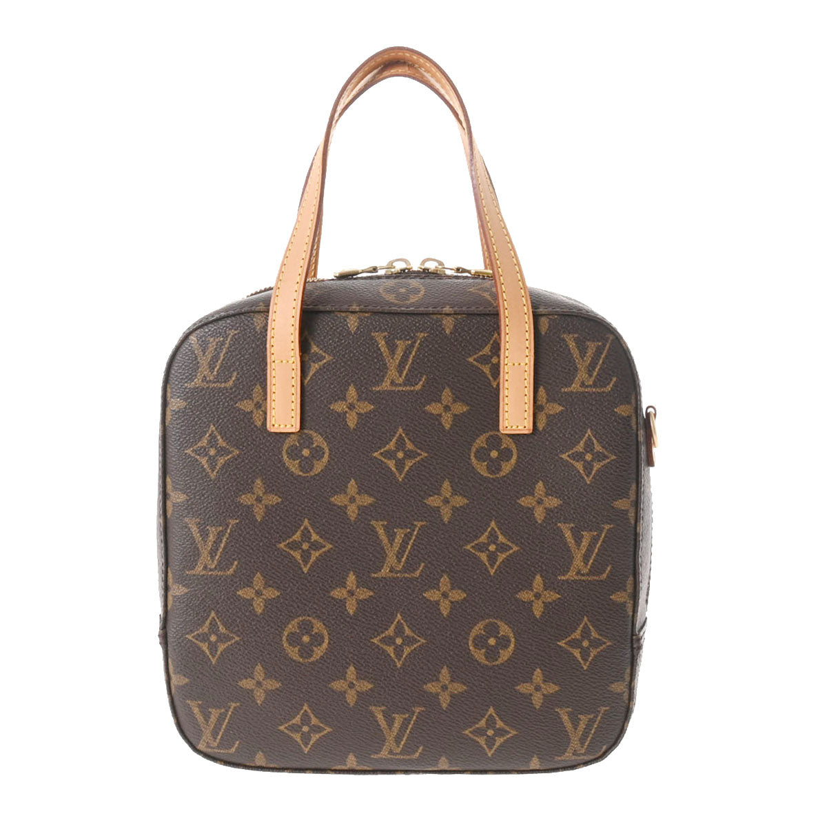 LOUIS VUITTON ルイヴィトン モノグラム スポンティーニ ブラウン M47500 レディース モノグラムキャンバス ハンドバッグ ABランク 中古 