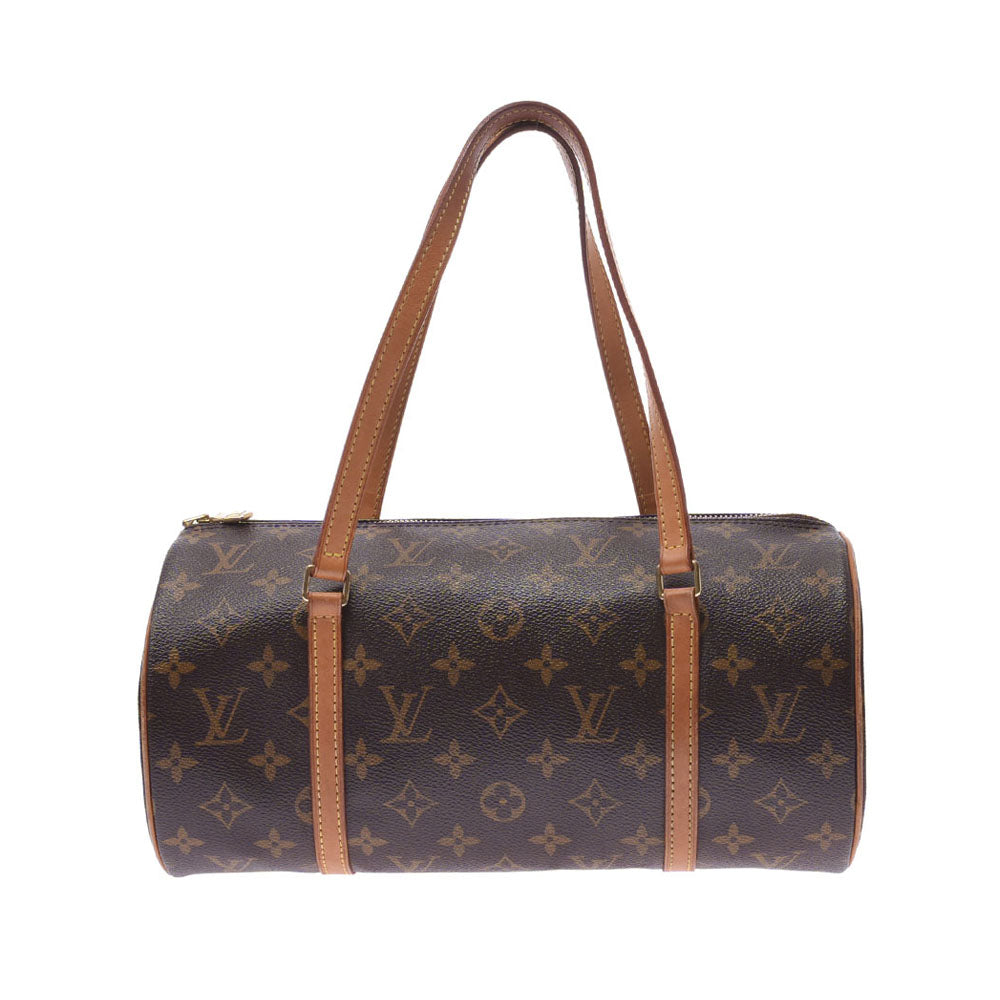 LOUIS VUITTON ルイヴィトン モノグラム パピヨンＬ ブラウン M51385 レディース モノグラムキャンバス ハンドバッグ Bランク 中古 