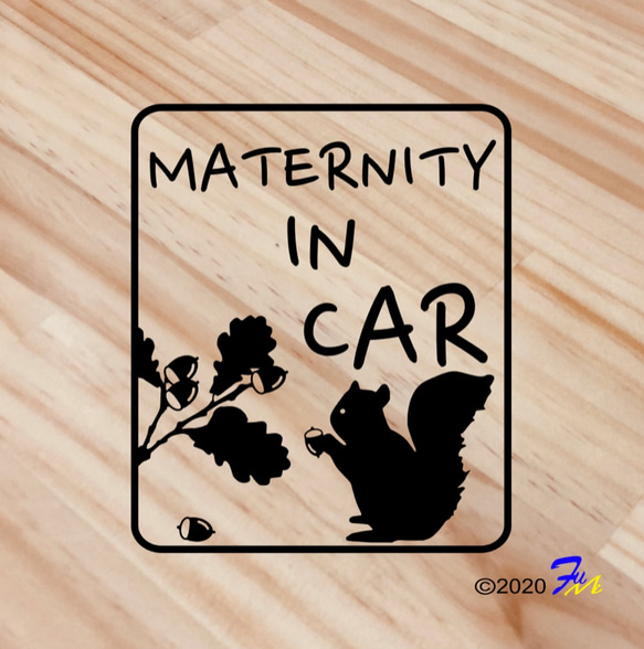 MATERNITY IN CAR24 ステッカー