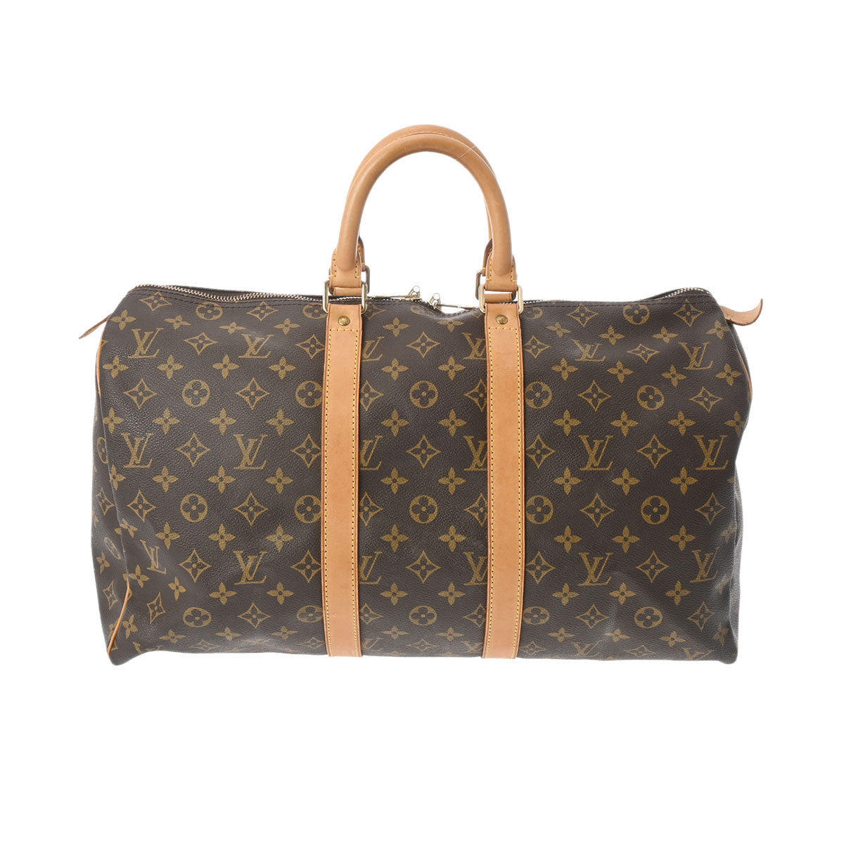 LOUIS VUITTON ルイヴィトン モノグラム キーポル 45 ブラウン M41428 ユニセックス モノグラムキャンバス ボストンバッグ Bランク 中古 