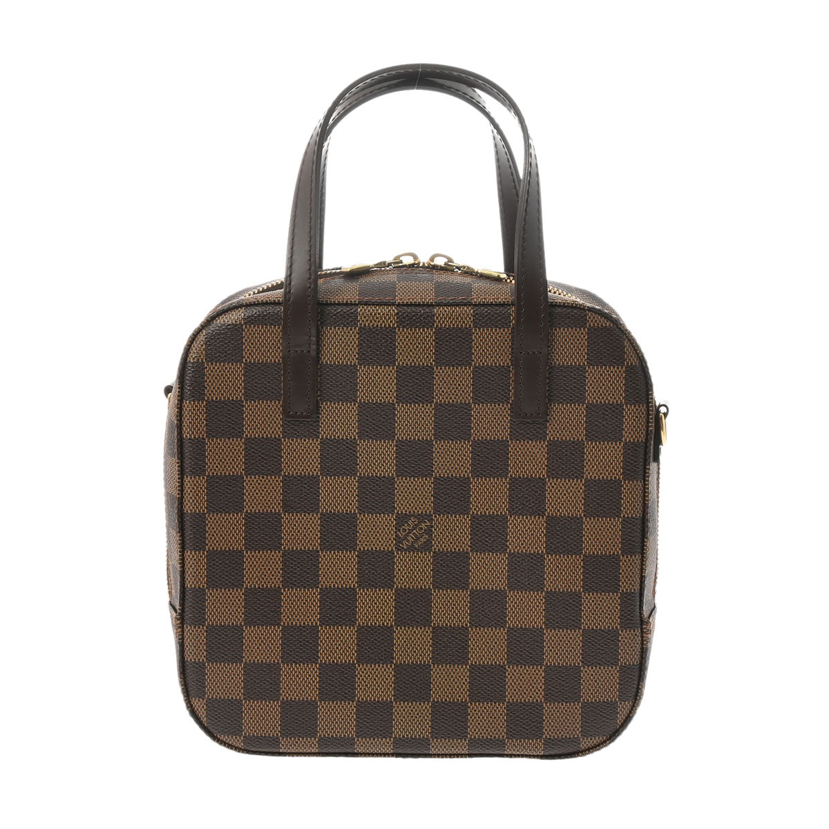 LOUIS VUITTON ルイヴィトン ダミエ スポンティーニ 2WAY SPオーダー ブラウン N48021 ユニセックス ダミエキャンバス ハンドバッグ Aランク 中古 