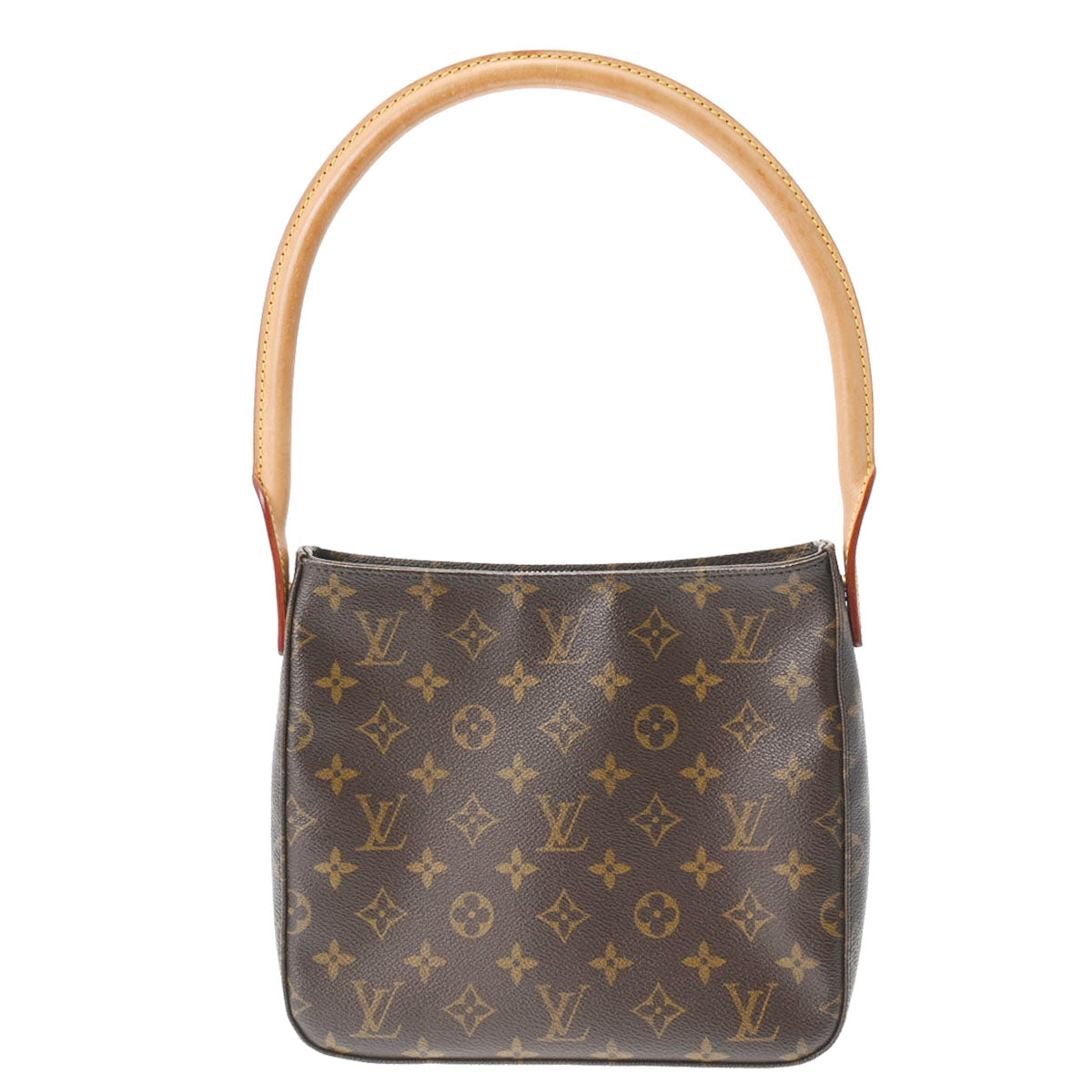 LOUIS VUITTON ルイヴィトン モノグラム ルーピング MM  ブラウン M51146 レディース モノグラムキャンバス ワンショルダーバッグ ABランク 中古 