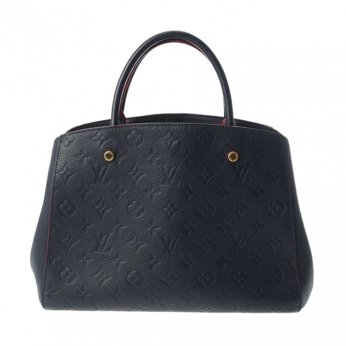 LOUIS VUITTON ルイヴィトン モノグラムアンプラント モンテーニュ MM マリーヌルージュ M42746 レディース レザー ハンドバッグ Bランク 中古 