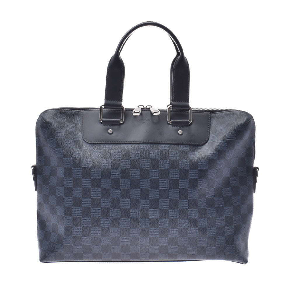 LOUIS VUITTON ルイヴィトン ダミエ ダミエコバルト PDJ 2WAYバッグ 青/黒 N42241 メンズ ビジネスバッグ Bランク 中古 