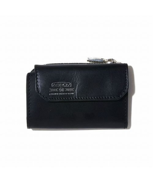 AS2OV / アッソブ LEATHER MOBILE KEY CASE－BLACK