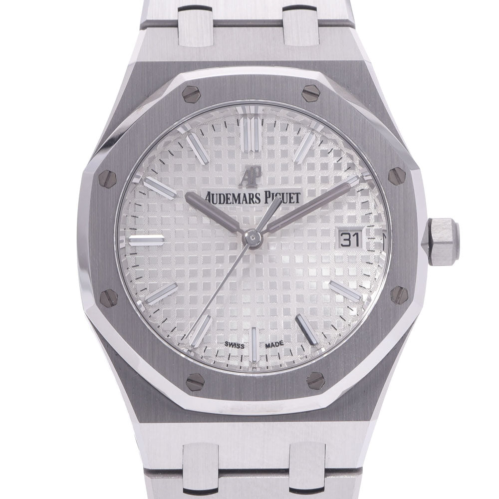 【現金特価】AUDEMARS PIGUET オーデマピゲ ロイヤル オーク オートマティック  77350ST.OO.1261ST.01 ボーイズ SS 腕時計 自動巻き シルバー文字盤 未使用 