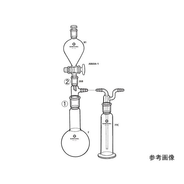 桐山製作所 ガス発生装置 AB60A-1-1 1セット 64-1064-20（直送品）