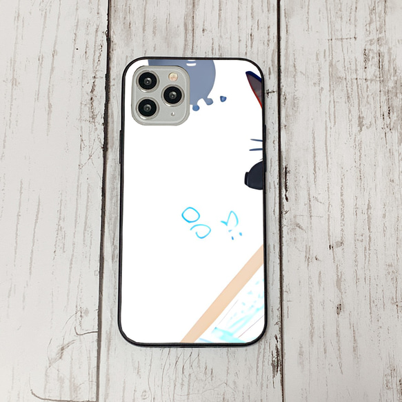 iphoneケース2-4-45 iphone 強化ガラス ねこ・猫・ネコ 箱1 かわいい アイフォン iface