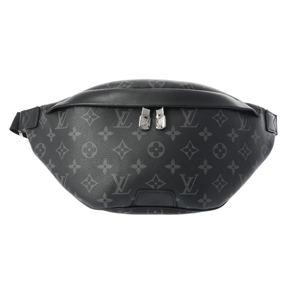 LOUIS VUITTON ルイヴィトン モノグラムエクリプス ディスカバリー バムバッグ 黒 M44336 メンズ モノグラムキャンバス ボディバッグ ABランク 中古 