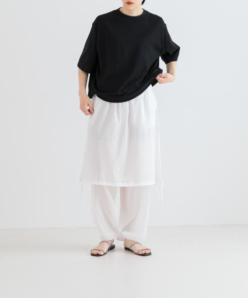 アーバンリサーチ/AMOMENTO　DRAWSTRING LAYERED BDG PANTS