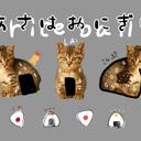 保護猫チャリティポストカード(5枚セット) / パンとおにぎり【送料無料】