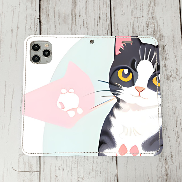 iphoneケース2-2-39 iphone 手帳 ねこ・猫・ネコ 箱2 かわいい アイフォン iface