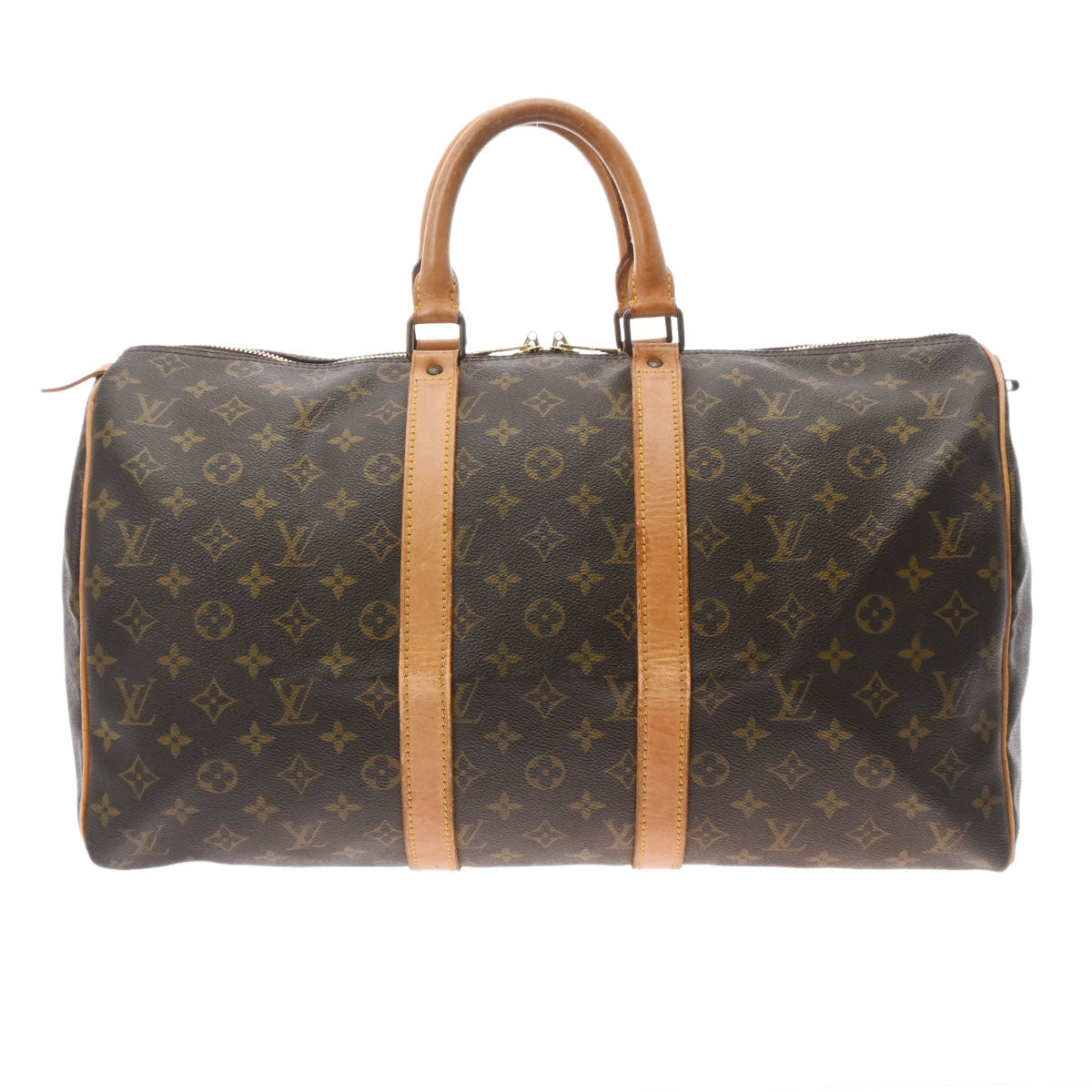 LOUIS VUITTON ルイヴィトン モノグラム キーポル45 ブラウン M41428 ユニセックス モノグラムキャンバス ボストンバッグ Bランク 中古 