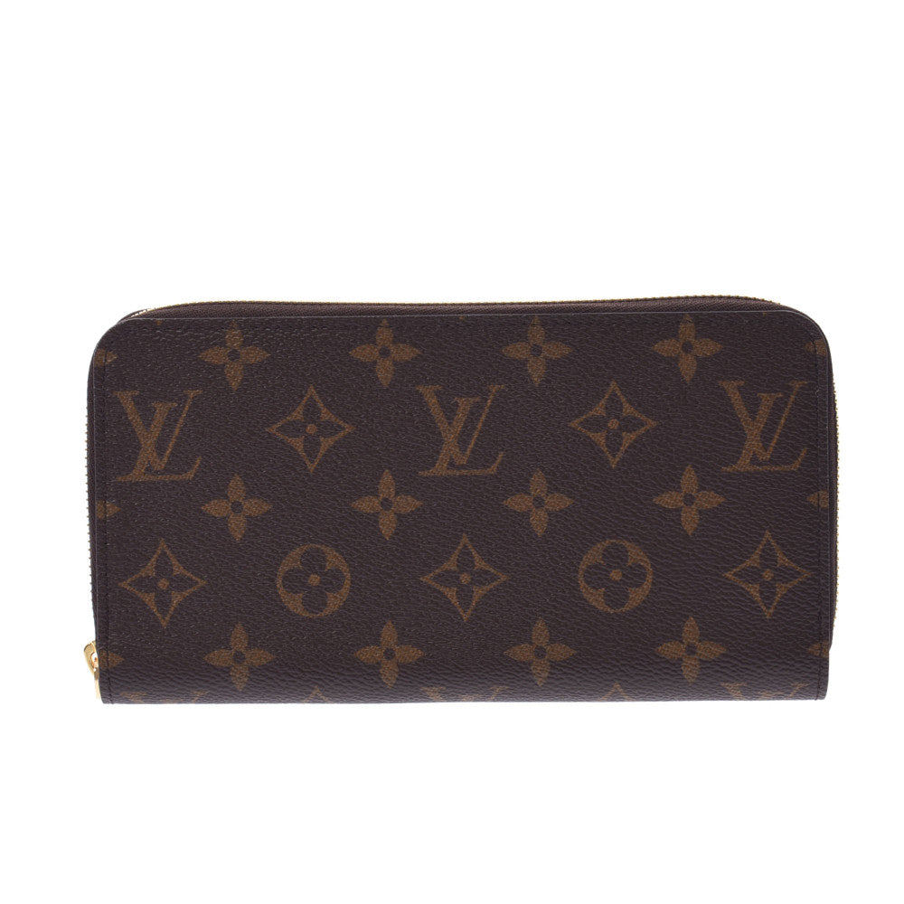 LOUIS VUITTON ルイヴィトン モノグラム ジッピーウォレット ブラウン M42616 ユニセックス 長財布 新品 