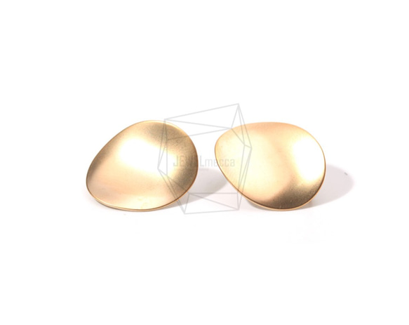 ERG-767-MG【2個入り】ラウンドピアス,Rounded Triangle Post Earring