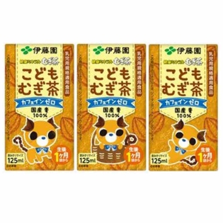 伊藤園 健康ミネラルこどもむぎ茶 125ml×3個