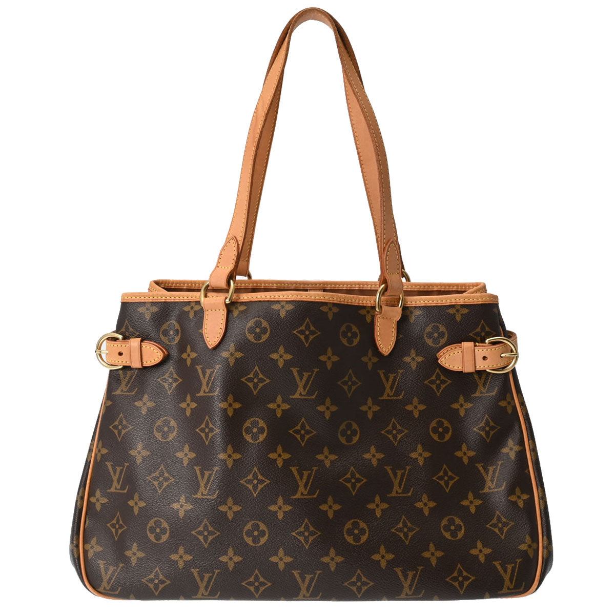 LOUIS VUITTON ルイヴィトン モノグラム バティニョール オリゾンタル ブラウン M51154 レディース モノグラムキャンバス トートバッグ ABランク 中古 