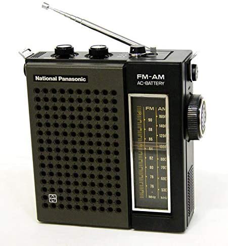 ナショナル Panasonic 松下電器産業 RF-644 10TR FM/AM 2バンドポータブルラジオ【中古品】