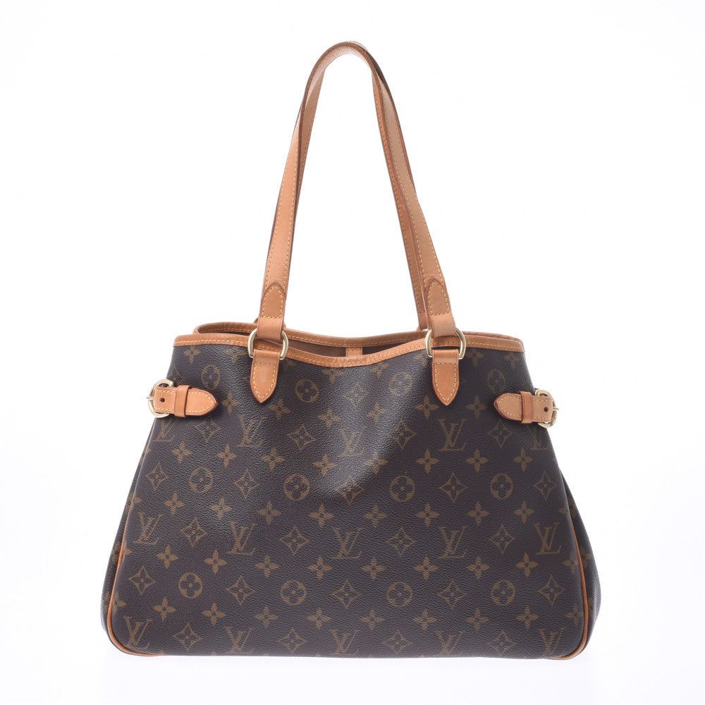 LOUIS VUITTON ルイヴィトン モノグラム バティニョール・オリゾンタル ブラウン M51154 レディース モノグラムキャンバス ショルダーバッグ Bランク 中古 