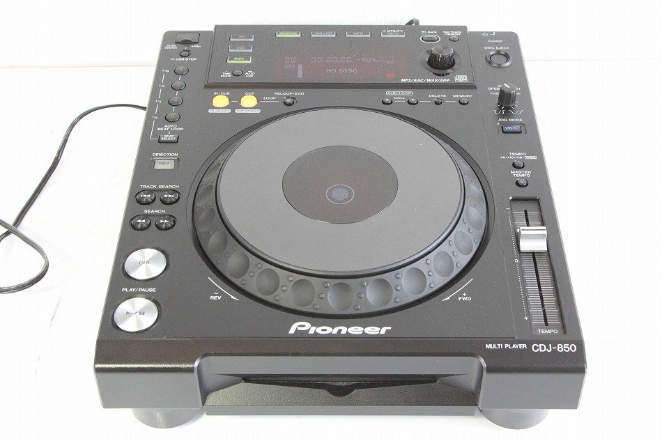 Pioneer DJ用CDプレーヤー ブラック CDJ-850-K 【中古品】