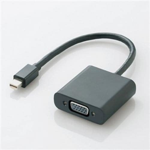 エレコム Mini DisplayPort-VGA変換アダプタ AD-MDPVGABK